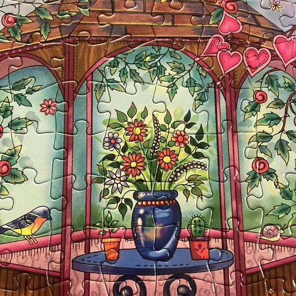 Buffalo Johanna Basford's Secret Garden Songbird Garden 500 Piece Jigsaw Puzzle - Picture 2 of 13